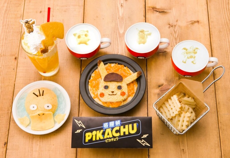 ポケモンカフェ　名探偵ピカチュウ特別メニュー