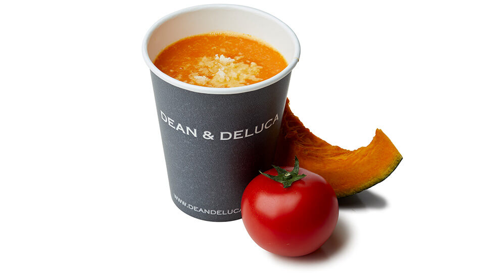 DEAN & DELUCA CAFE　パンプキントマトスープ