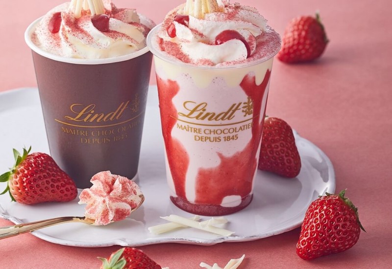 リンツ チョコレートドリンク ストロベリー