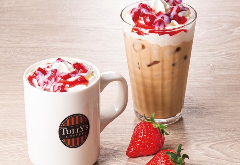 タリーズコーヒー いちごミルクカフェラテ