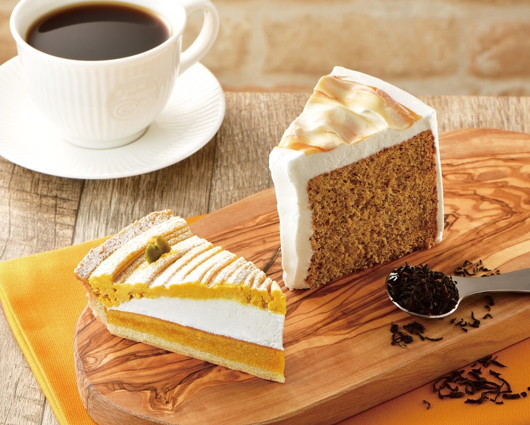 【新作】カフェドクリエで秋の新作ケーキ「かぼちゃタルト」「紅茶シフォン」が発売開始！ – Cafe Release ～カフェリリース～