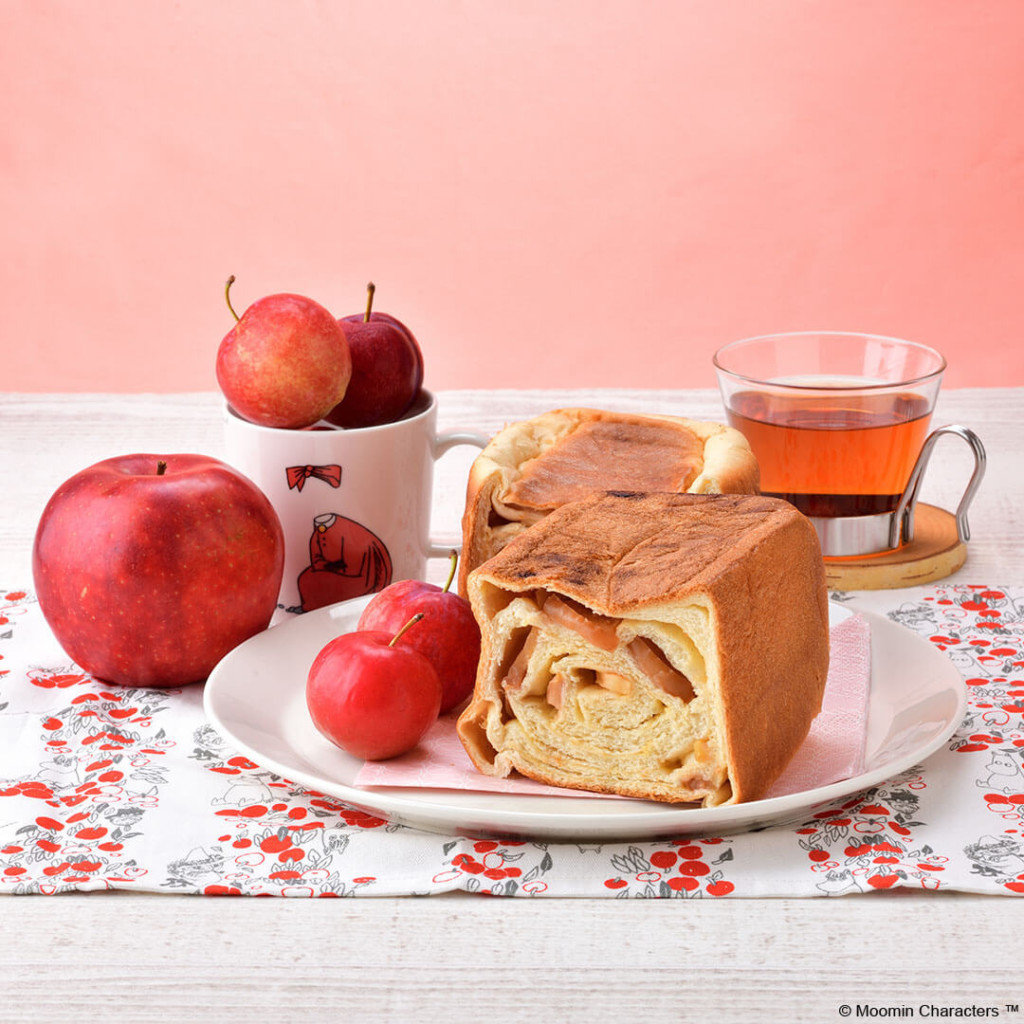 ムーミンカフェ　ニンニ リンゴとカスタードのごちそうミニブレッド