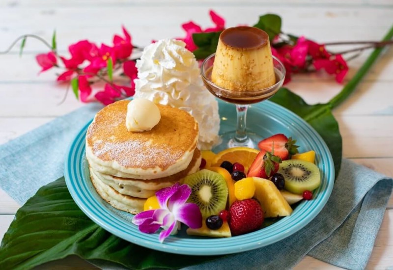 コナズ珈琲 プリンアラモアナパンケーキ