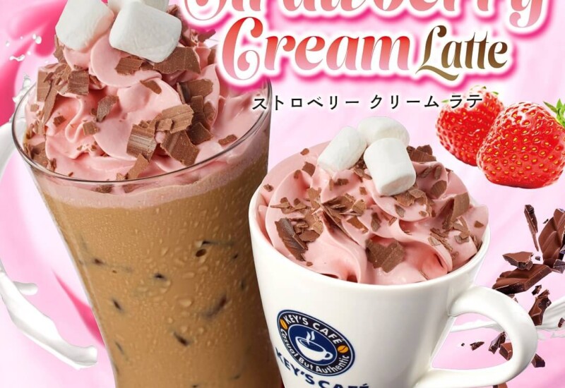 KEY’S CAFÉ ストロベリークリームラテ