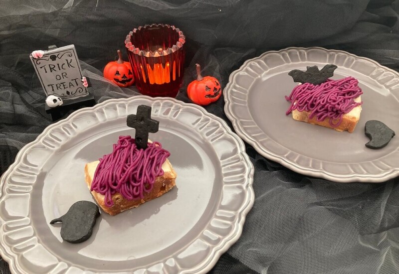 神バナナチーズケーキ　ハロウィン