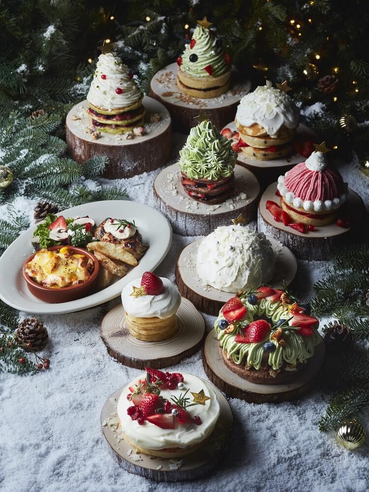J S Pancake Cafeで店舗ごとに違う全９種類のクリスマスパンケーキを発売 Cafe Release カフェリリース