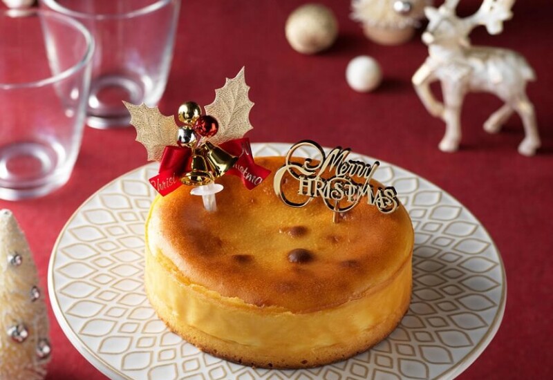 クリスマスベイクドチーズケーキ♪