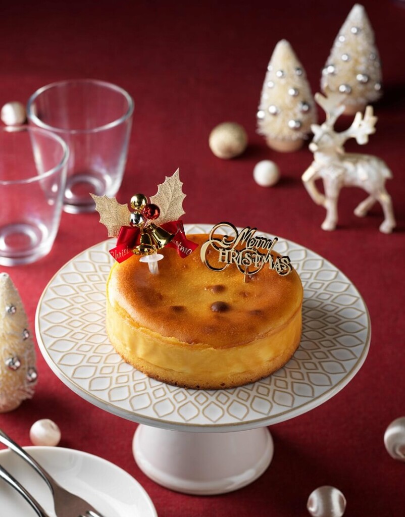 クリスマスベイクドチーズケーキ♪