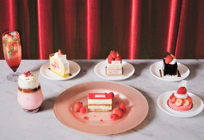 アニヴェルセルカフェ参道 ストロベリーフェア