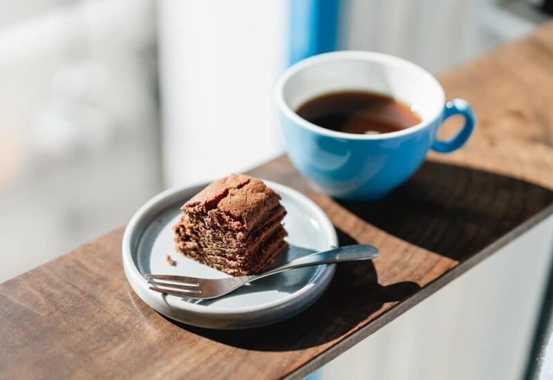 コーヒーのためのガトーショコラ