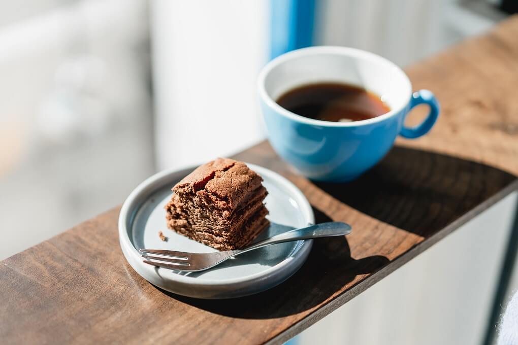 コーヒーのためのガトーショコラ