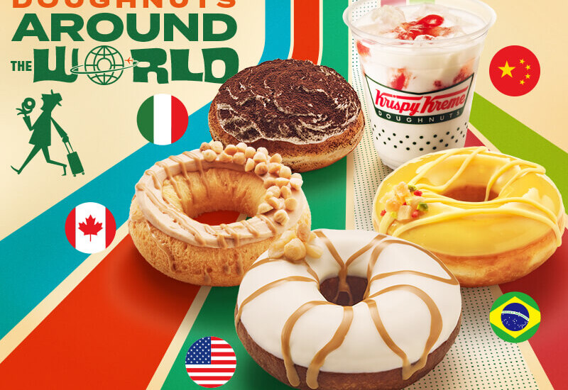 クリスピークリームドーナツ　DOUGHNUTS AROUND THE WORLD