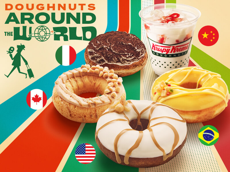 クリスピークリームドーナツ　DOUGHNUTS AROUND THE WORLD