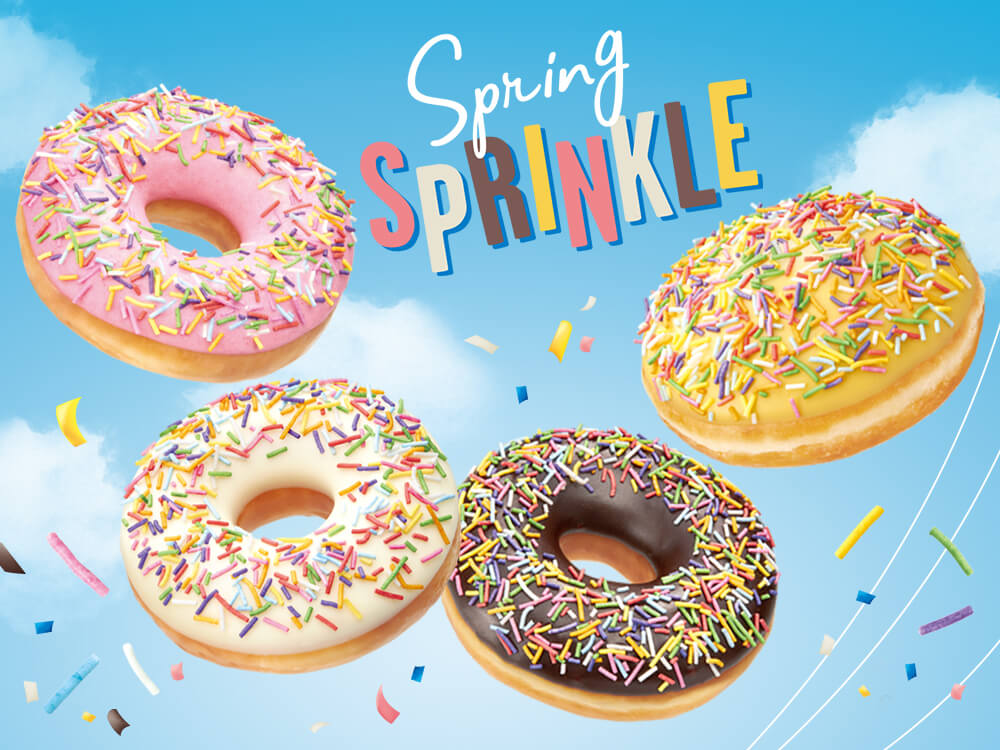 クリスピークリームドーナツ　Spring SPRINKLE