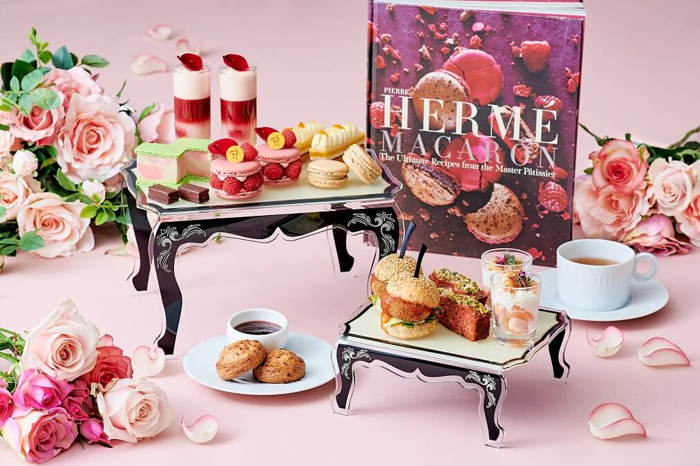 ザストリングス表参道　Rose Afternoon Tea　ピエールエルメコラボ